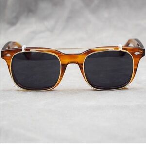 Polarized Clip On Reading Sunglasses For Men Women Glasses Acetate Retro Frames